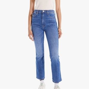 MOTHER High Waisted Smokin Double Ankle in Broken Record